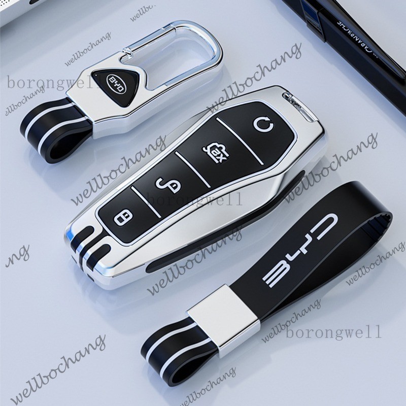 พวงกุญแจรถสําหรับ BYD Atto 3/Dolphin/DIY รถ EV เคสกุญแจเหมาะสําหรับ BYD Atto 3 BYD Dolphin พวงกุญแจเ