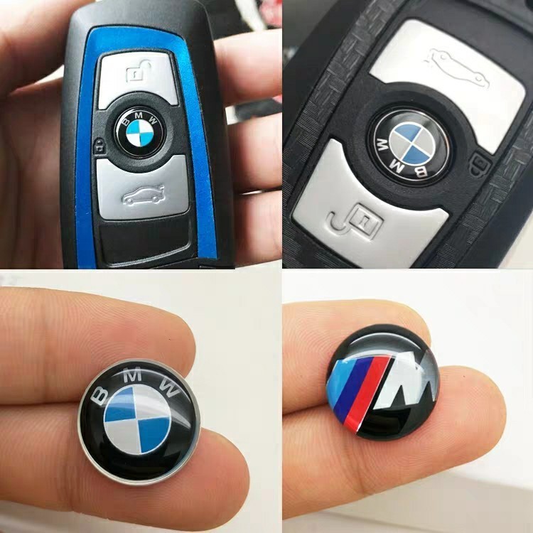 [คลังสินค้าพร้อม] Bmw F30 F10 E36 E39 E46 E60 E90 M3 M5 M6 MSport 11mm Key FOB REMOTE BADGE LOGO STI