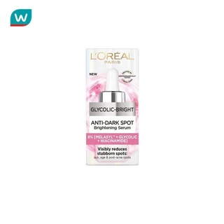 L'Oreal ลอรีอัล ปารีส ไกลโคลิค-ไบรท์ แอนไท-ดาร์ก สปอต ไบรท์เทนนิ่ง เซรั่ม 15 มล.