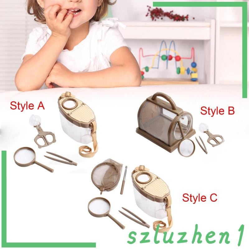 [Szluzhen1] ใส่ Viewer แว่นขยายกล่องเด็กทดลองกลางแจ้ง Backyard Explorers Observer กรงสําหรับเด็กของขวัญวันเกิดเด็กผู้หญิง