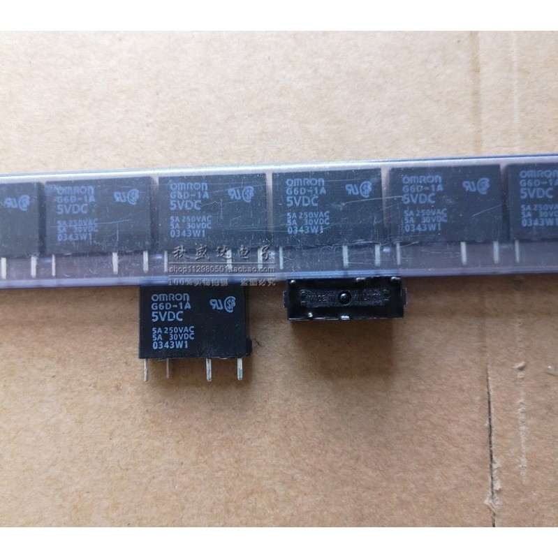 G6D-1A-ASI-5VDC 12VDC 24VDC รีเลย์ 12V 5V 24V 4ขา 5A i ร้านเราส่งทุกวัน