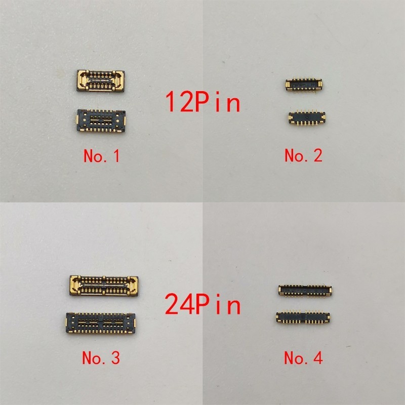 2-5pcs 12 pin 24 pin WiFi เสาอากาศ FPC Connector บนสําหรับ Samsung S23 S22 S21 Ultra S20 Plus Note20 5G SM-N981U N986U/Note10 Plus N976U