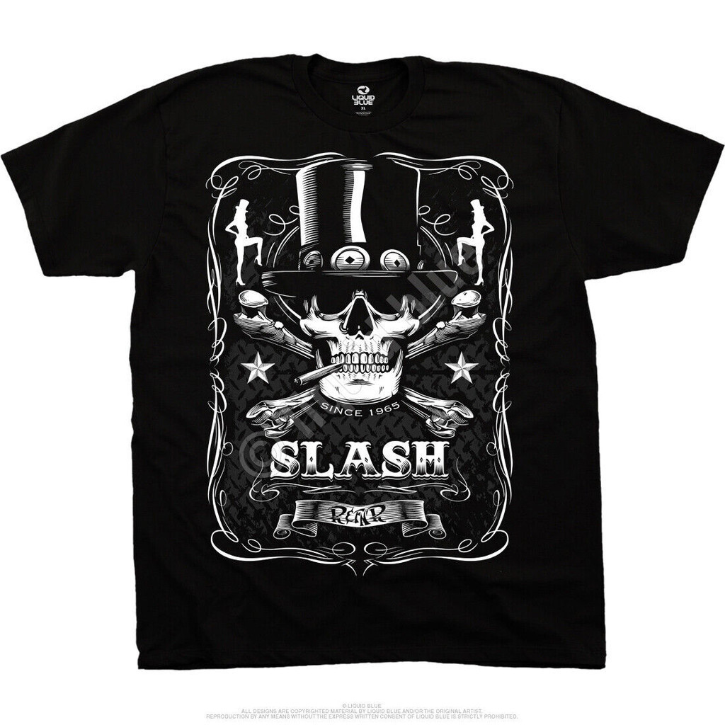 Slash-Bottle Of Slash-Since 965-T เสื้อ ML--- Guns N Roses
