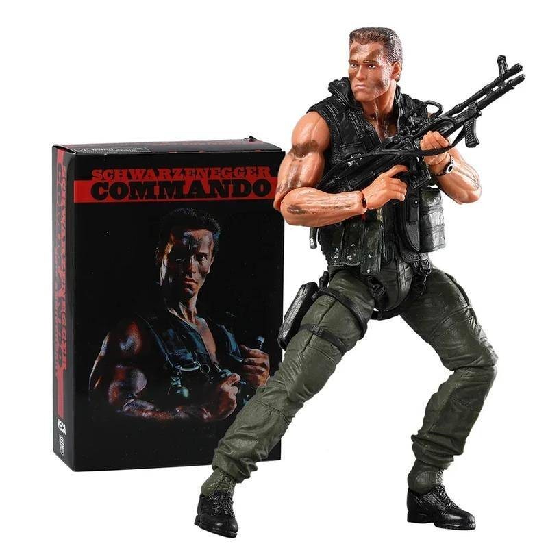 Neca Commando 30th Anniversary Ultimate John Matrix Joints ของเล ่ นรูปการกระทําแบบเคลื ่ อนย ้ ายได ้