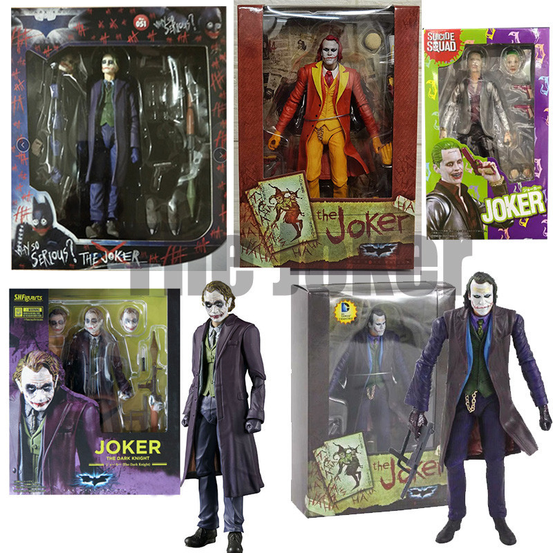 Shf Suicide Squad Action Figure ของเล ่ น Joker Movable Joint ของสะสมของขวัญ