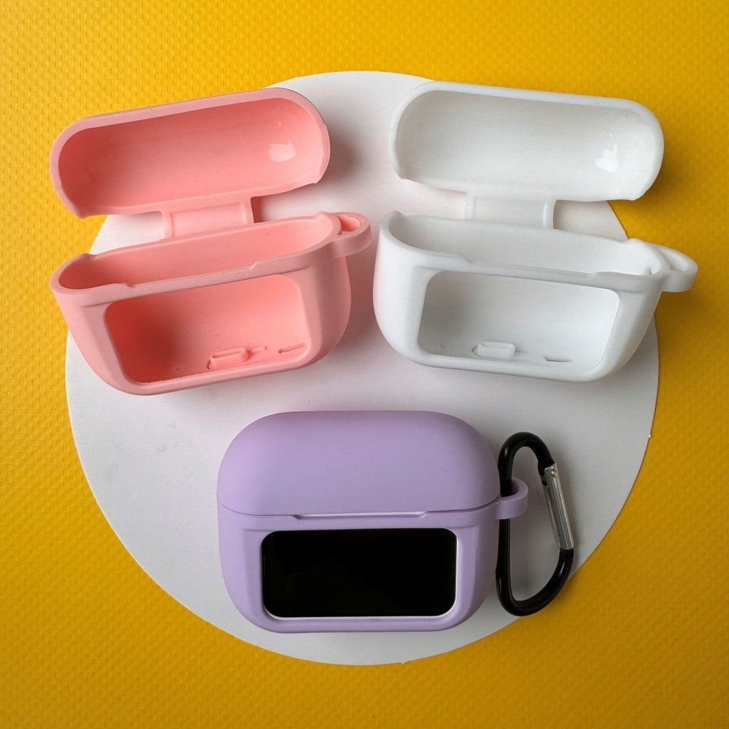 Stock Readysolid Color Headphone Soft Cases เข้ากันได้กับ HOCO EW72 พร้อมตะขอ