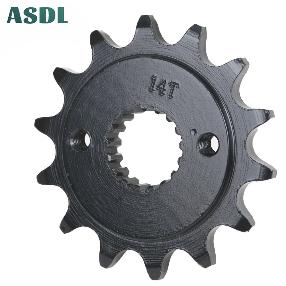 Asdl 520-14T 520 14 ฟันเฟืองหน้าล้อเกียร์สําหรับฮอนด้า CRM 250 1991-1995 RP2 MD24 AR MD32