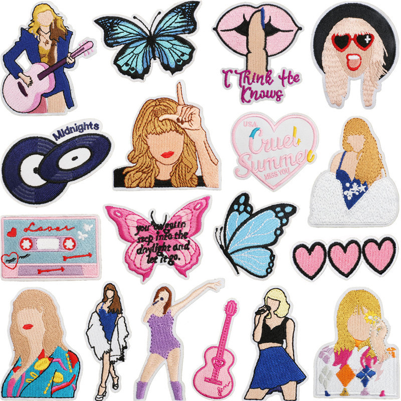 Ts Music Album Iron-on Patch คอลเลกชันแฟน 1 ชิ ้ น DIY เย ็ บบนเหล ็ กบนแพทช ์ ป ้ าย