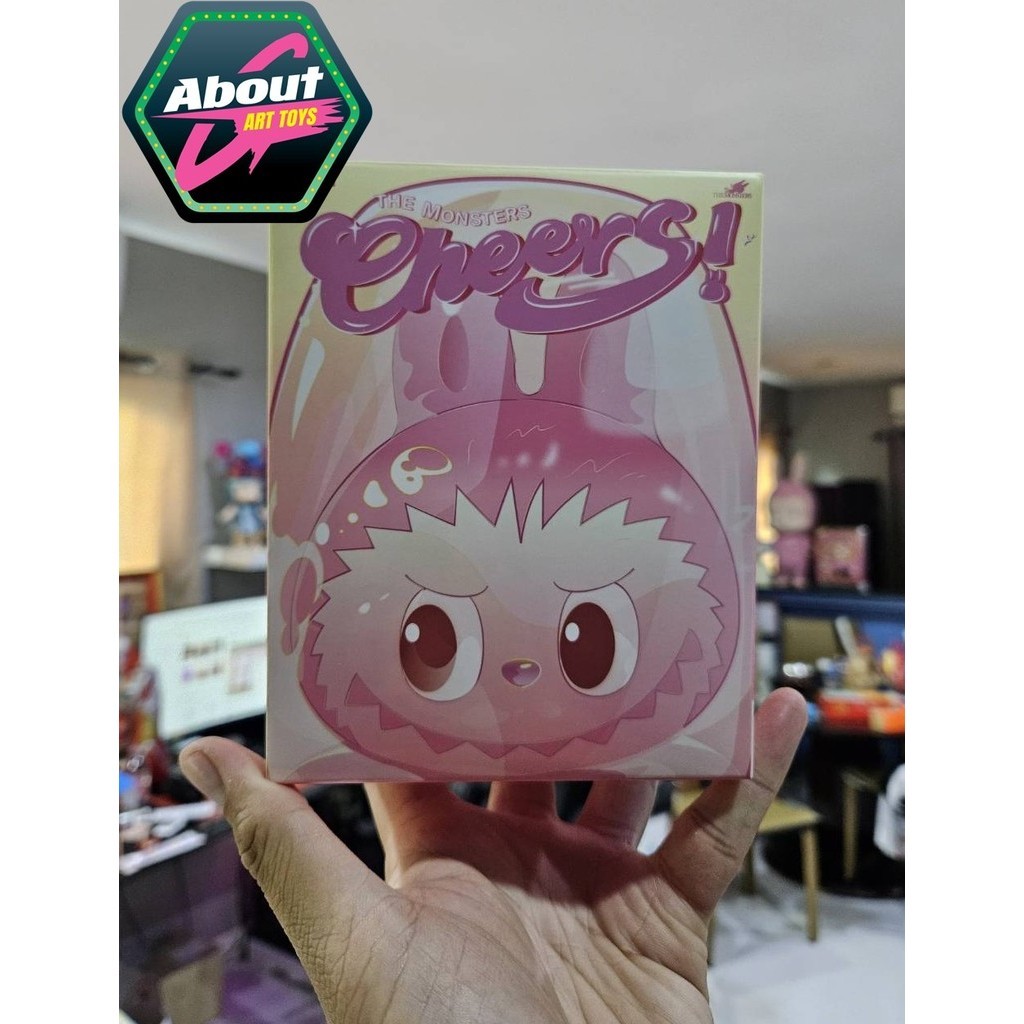 พร้อมส่ง แบบสุ่ม The Monsters Labubu Cheers Series - Double walled Glass แก้วน้ำ ของแท้ By Popmart