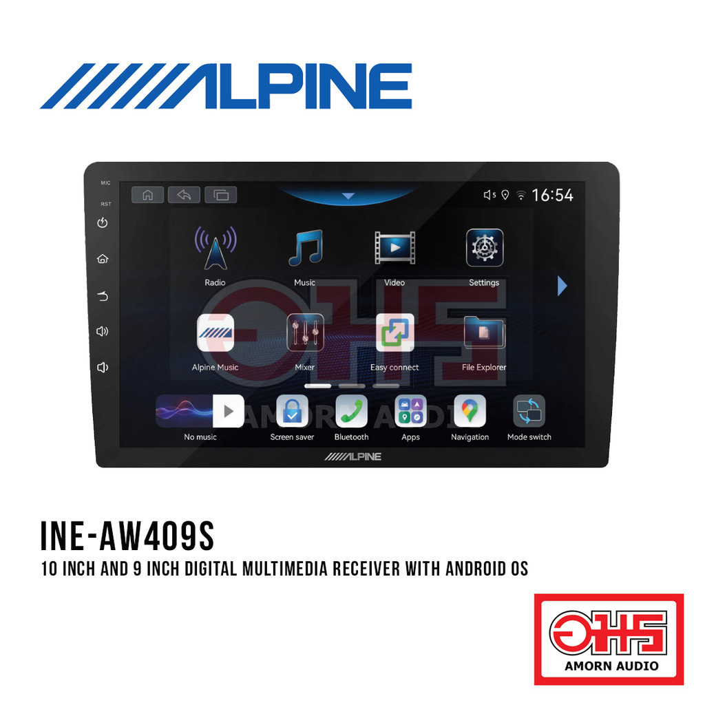 ALPINE INE-AW409S | 10 INCH and 9 INCH DIGITAL MULTIMEDIA RECEIVER WITH 13 ANDROID OS | AMORN AUDIO