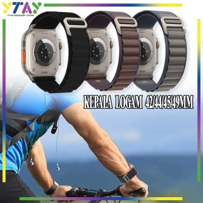 Alpine Loop/Sport Nylon Strap/For Apple Watch Ultra 42mm 44mm 40mm 49mm