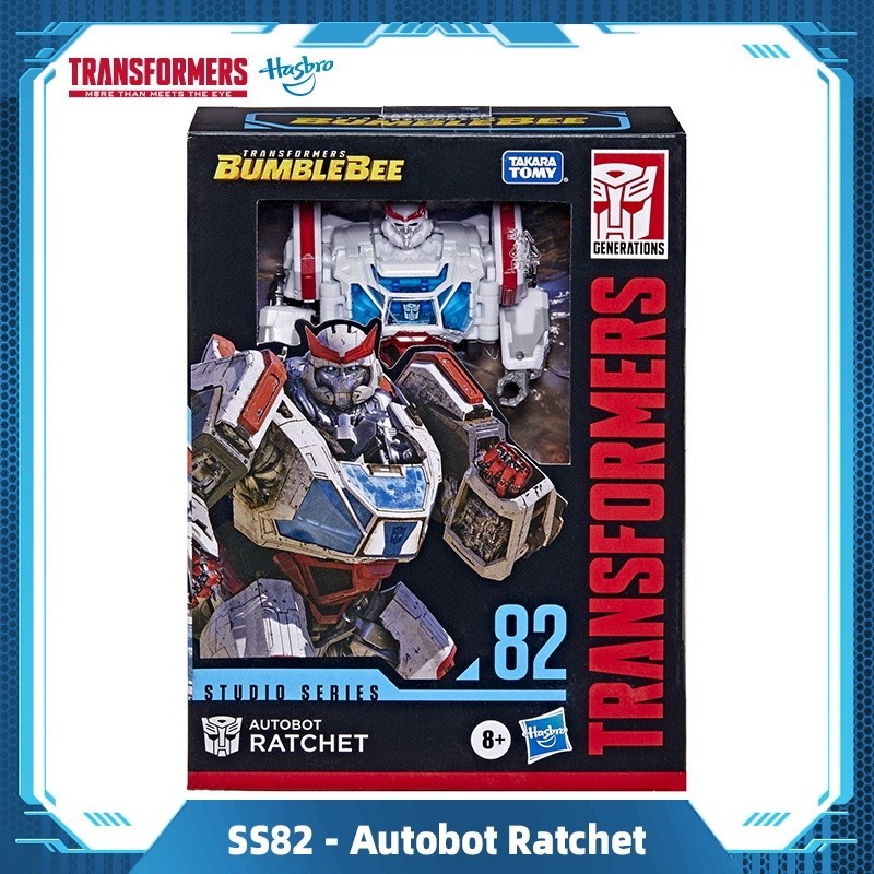 Hasbro หม้อแปลงไฟฟ้า Studio Series 82 Deluxe Autobot Ratchet Toys Gift F3163