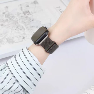 สายรัดสแตนเลส Milanese for IWatch Apple Watch Ultra 3 2 49 มม Series 11 10 9 8 7 46 มม 42 มม 41 มม 38 มม 40 มม 45 มม