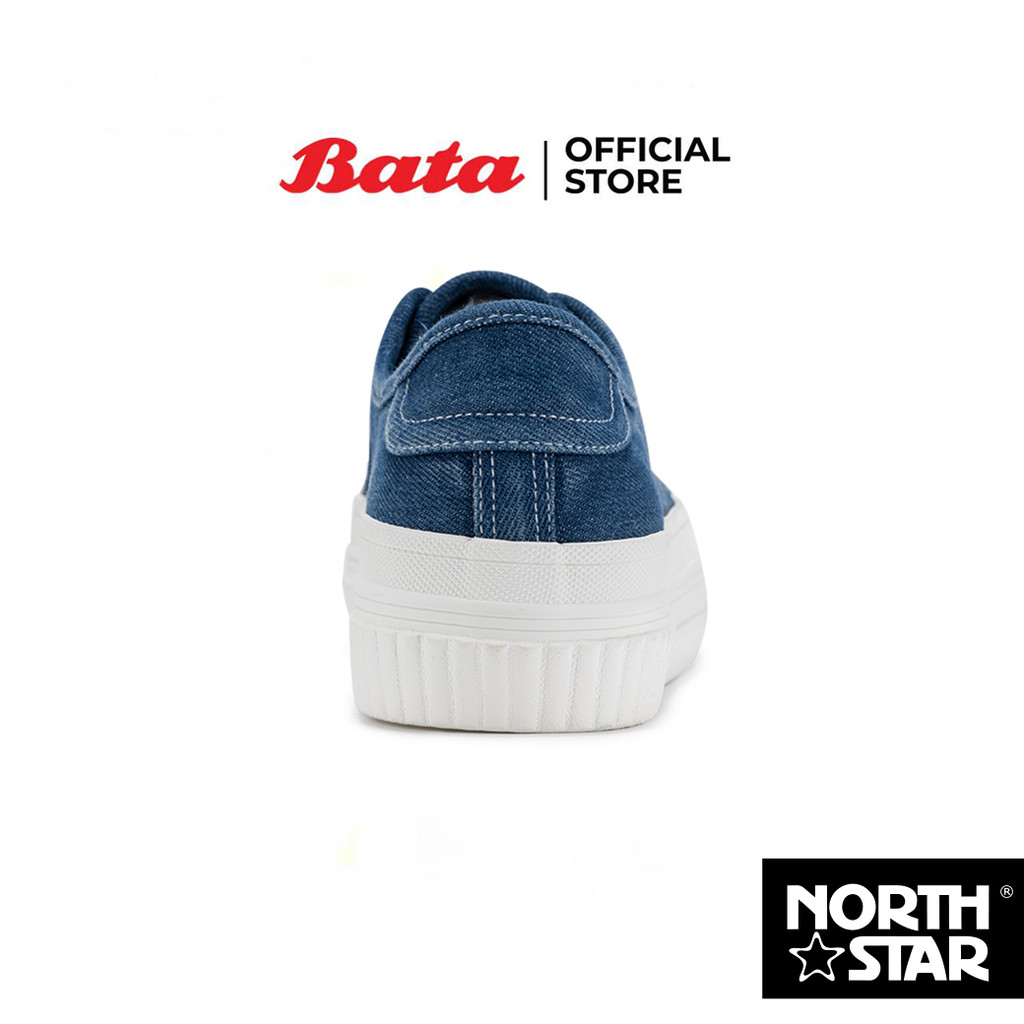 Bata บาจา North Star รองเท้าผ้าใบสนีคเกอร์แบบผูกเชือก สำหรับผู้หญิง สีน้ำเงิน รหัส 5209145