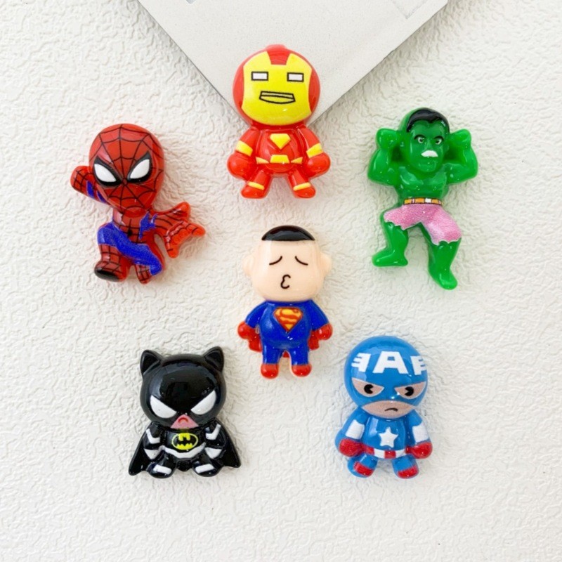 10 ชิ้น อุปกรณ์ DIY เรซินซูเปอร์ฮีโร่ สไปเดอร์แมน