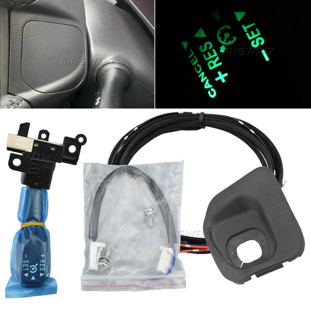 Cruise Control สวิทช์ Backlight สําหรับ Toyota Alphard ANH20 2008-2014 พวงมาลัย 45186-58040-B0 45186-58030