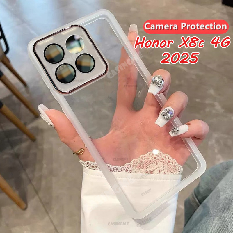 สําหรับ Honor X8c 4G 2025 ปลอกโปร่งใสนุ่มบางเคสโทรศัพท์สําหรับ HonorX8C HonorX8C X8b X8a abc 8c 5G 4