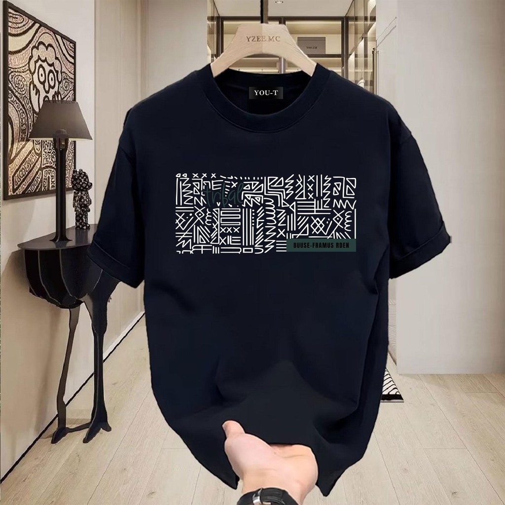 UT shop เสื้อยืดOversize “TRIBAL” t shirt cotton100% พิมพ์ลาย plus size ทรงหลวม classy แฟชั่น เสื้อสตรีท3XL