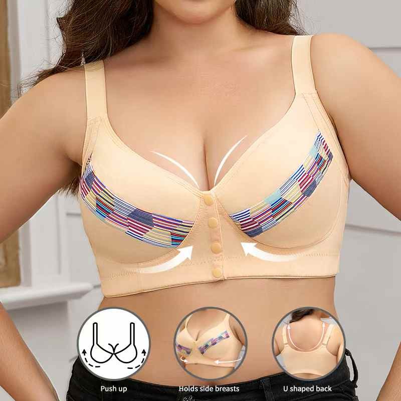 Cup B To G Plus Size Bra 38-52 ขนาดใหญ่ไร้สาย Bra Push Up Seamless Bra ผู้หญิงกีฬา Bras ชุดชั้นในขนา
