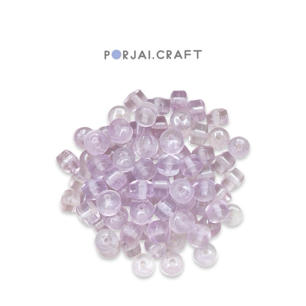 Amethyst Heart Beads ลูกปัดหัวใจอเมทิสต์ 8mm