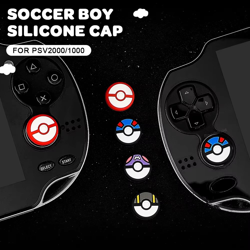 การออกแบบมะนาวซิลิโคน Thumbstick Grip Cap จอยสติ๊ก Analog ฝาครอบป้องกันสําหรับ Psvita PS Vita PSV 1000 2000 อุปกรณ์เสริม