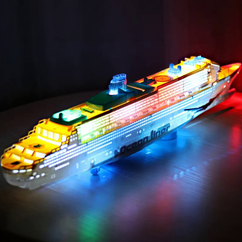 Cruise Ship Toy Ocean Liner Cruise Ship Boat Electric Ship Toy With Flashing Light And Sound Fun Nau