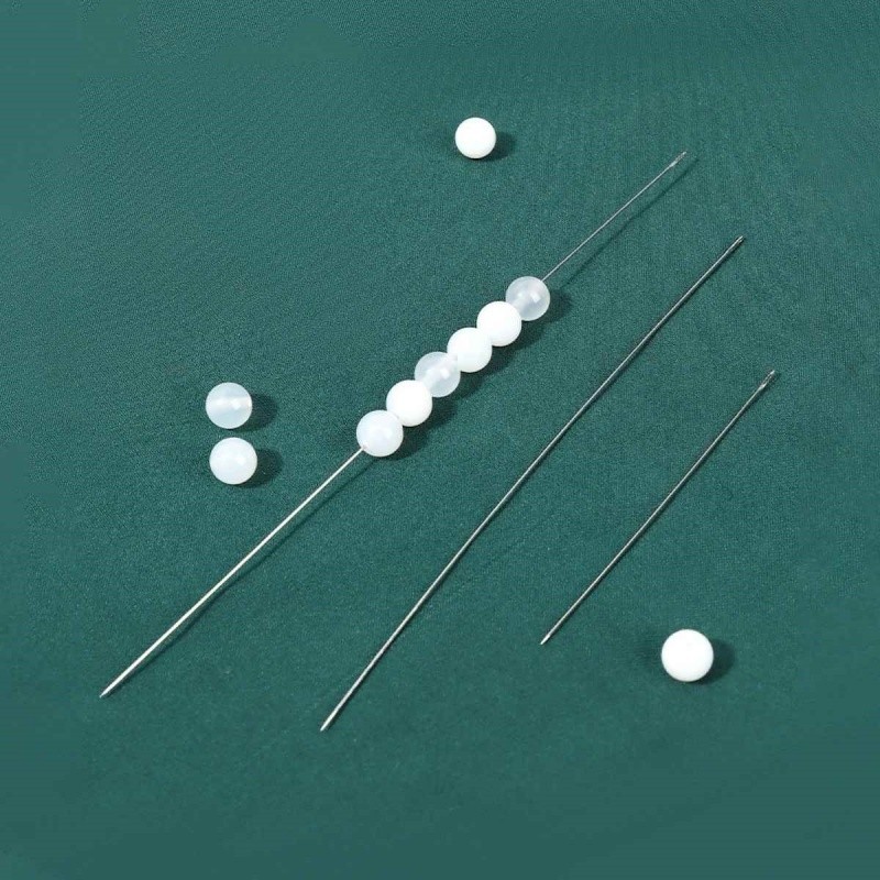 SA ชุดเข็มมือเฉพาะ 10 ชิ้นสําหรับประดับด้วยลูกปัดคริสตัลและเลื่อม DIY ทําด้วยมือเครื่องประดับทํา-SU8