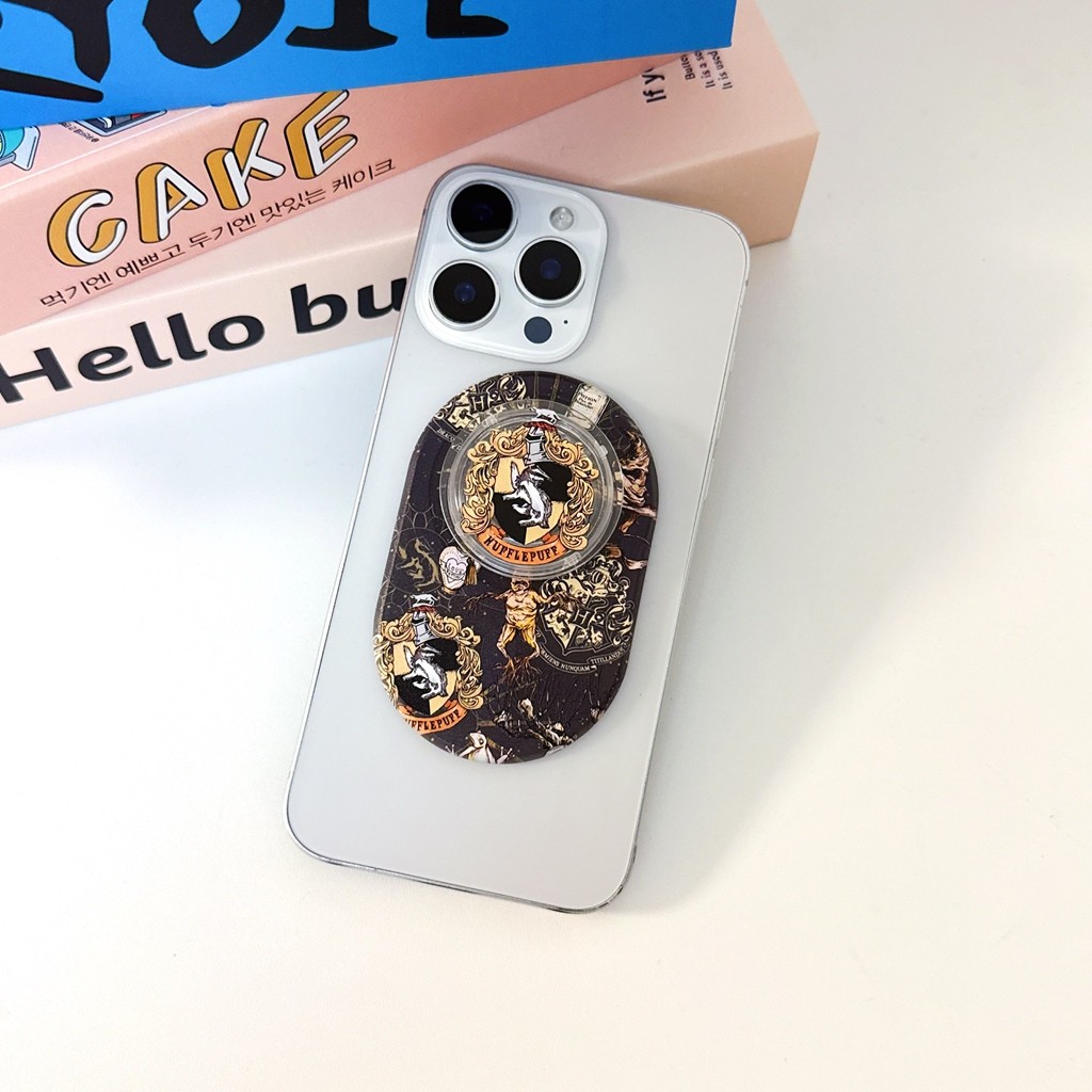 Magnetic Attraction ที่วางโทรศัพท์รูปไข่ที่ไม่ซ้ํากัน Harry Potter ทองงูรูปแบบสําหรับ Magsafe โทรศัพท์มือถือกรณีแท็บเล็ตโทรศัพท์มือถือ Kickstand Anti-drop PC Bracket - รูปที่ 6
