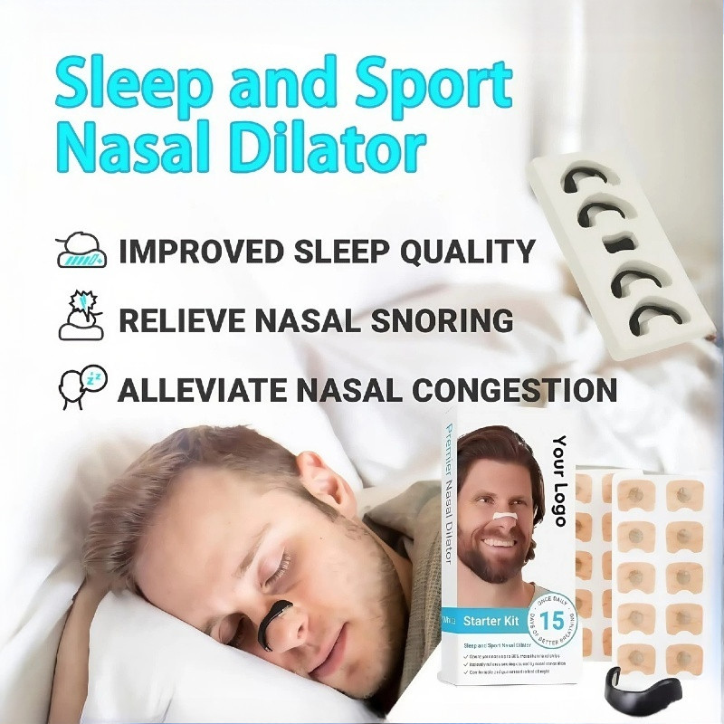 Sport Nasal Dilator Sleep Nasal Breathing Dilators Nose Breathe Strips Magnetic Nasal Strips ลดการนอ