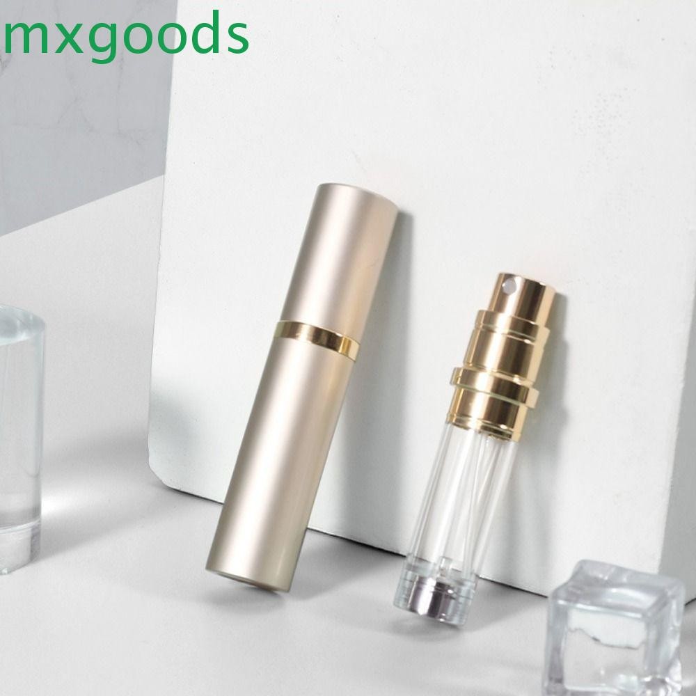 Mxgoods ด้านล่างบรรจุขวดน้ําหอม,ขวดสเปรย์เคลือบ5มิลลิลิตร,อลูมิเนียมที่เรียบง่ายปั๊มตัวเองขวดรีฟิลเดินทางน้ําหอมเครื่องฉีดน้ําตัวอย่างลูกศิ