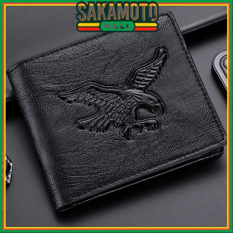 DEABOLAR MINISTER WA515B5 PREMIUM LEATHER Mens BOLD WALLET SMALL TIN CARD SLOT COOL GUYS DISTRO BRAN