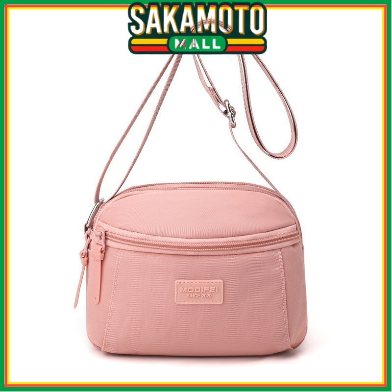 ผู้หญิงกันน้ําสีชมพู PRINLEA TA919P3 SLING BAG สไตล์เกาหลี SIMPE FASHION GIRLS LATEST น่ารักไหล่