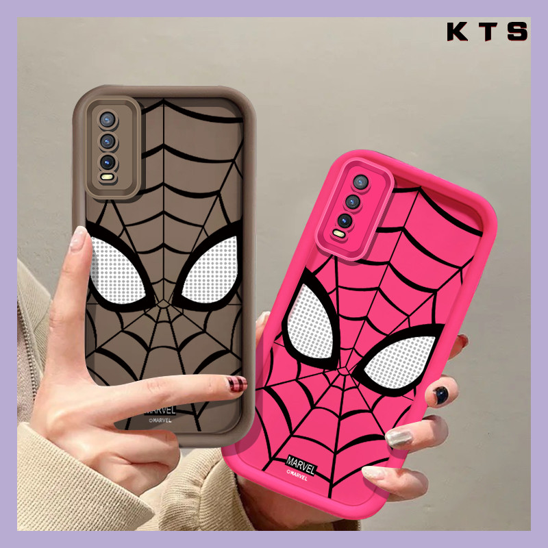แนวโน้ม cool Spider-Man สําหรับ VIVO V1901A V2026 V2033 V2027 V2032 V2042 V2029 V2028 V2038 V2102A V2043 V2048 V23E 4G 1807 S1 Pro กันกระแทก