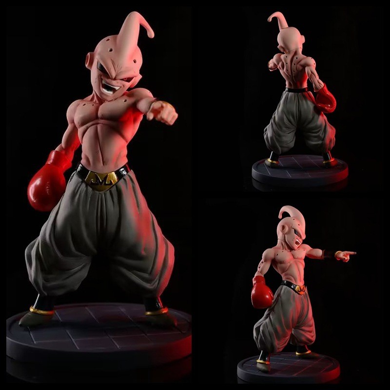 21 ซม.DRAGON BALL Majin Buu คอสเพลย์มวย Saiyan อะนิเมะรูป COD สต็อกรูปตุ๊กตาของเล่นสําหรับของขวัญเด็