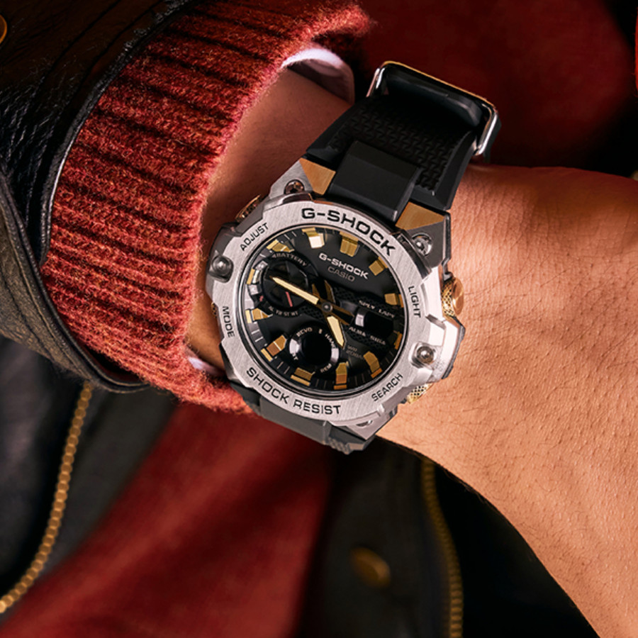 GST-B400CX-1A นาฬิกาสปอร์ต G-STEEL SERIES ANALOG-DIGITAL AUTO LIGHT POWER SAVE LED Outdoor Watch V78