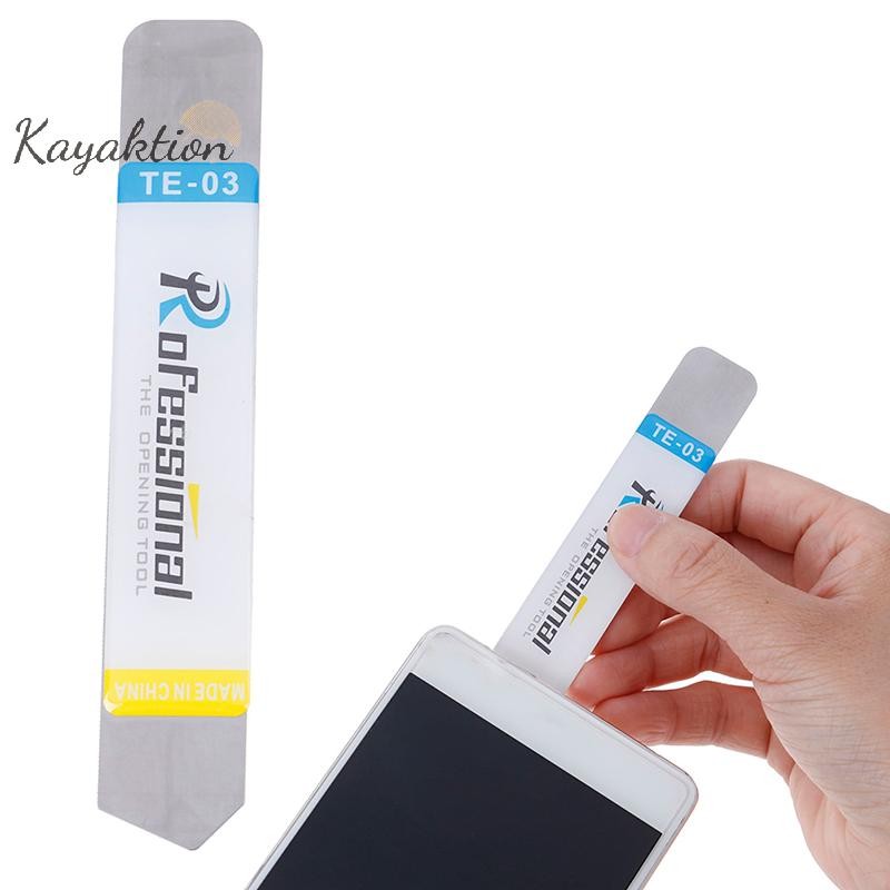 Kayaktion Soft Blade Pry Bar เปิดชุดซ่อมสําหรับหน้าจอโทรศัพท์มือถือกําจัดกาวที่สวยงาม