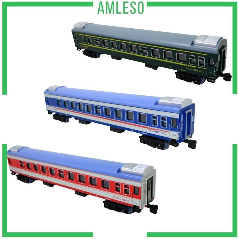 [Amleso] โมเดลรถไฟผู้โดยสาร สเกล 1:87 HO ของเล่นสําหรับเด็ก