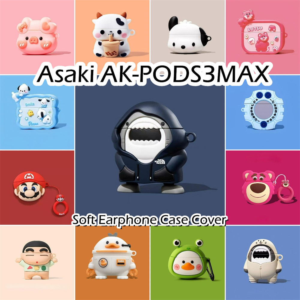 พร้อมส่ง! นําไปใช้กับ Asaki AK-PODS3MAX เคส Case เคสหูฟัง การ์ตูนตลก ซิลิโคนนุ่ม เคส เคสหูฟัง NO.1