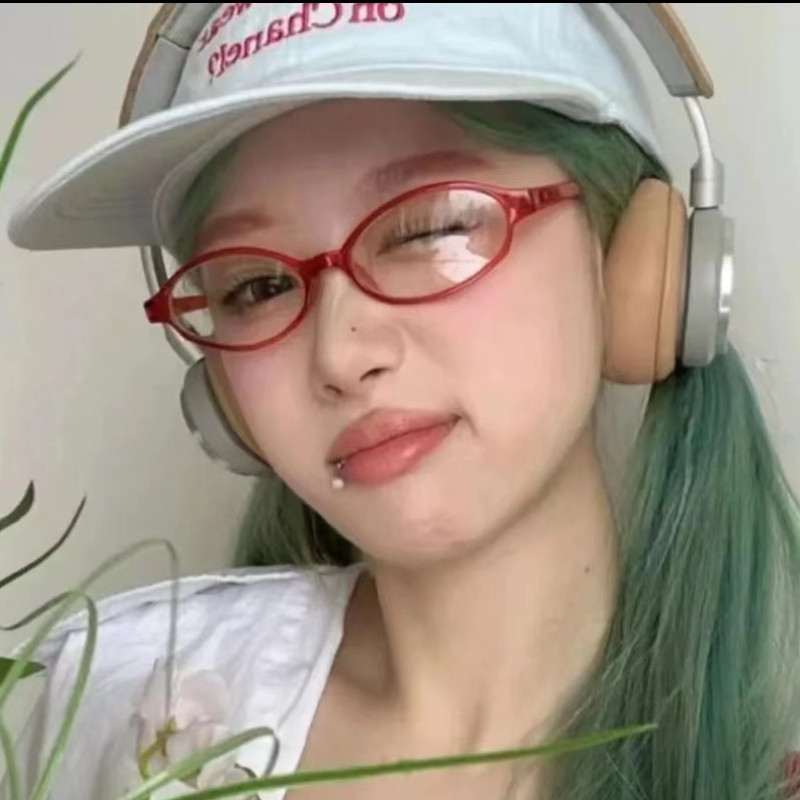 【ZM Glasses】👓แว่นสายตาสั้น👓 ป้องกันแสงสีฟ้า กรอบแว่นทรงรี แว่นตาแฟชั่นผู้หญิงเกาหลี JS-520