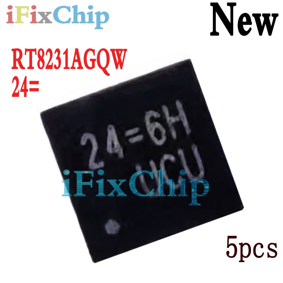 5 ชิ้น ใหม่ล่าสุด RT8231AGQW RT8231A (24=2D 24=1A 24=EE 24=...) QFN-20
