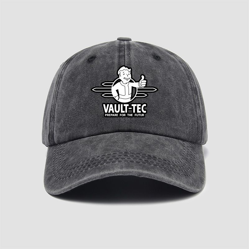 สต็อกที่มีอยู่ Game Fallout 4 Radiation 4 pipboy Vault tec Merchandise หมวกเบสบอล สําหรับผู้ชาย ผู้หญิง สินค้าใหม่ เป็ด