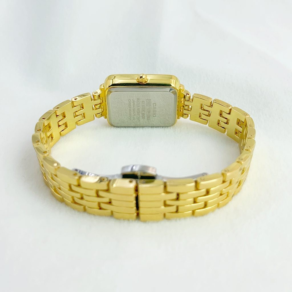 [รับประกัน 1 ปี] นาฬิกาข้อมืออะนาล็อก สายสเตนเลส สําหรับผู้หญิง LTP-V009G-7E JAM TANGAN WANITA LTP-V009G LTP-V009G-7EUDF LTP-V009 V009