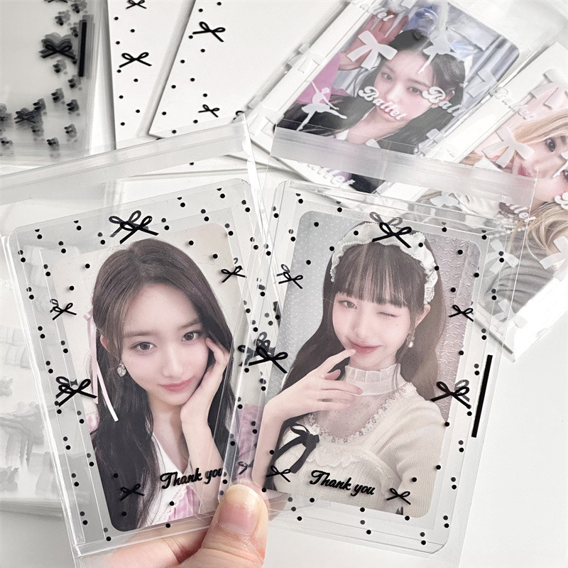 ถุงซีลใส สําหรับใส่บัตรบัลเล่ต์ สีดํา 50 ชิ้น