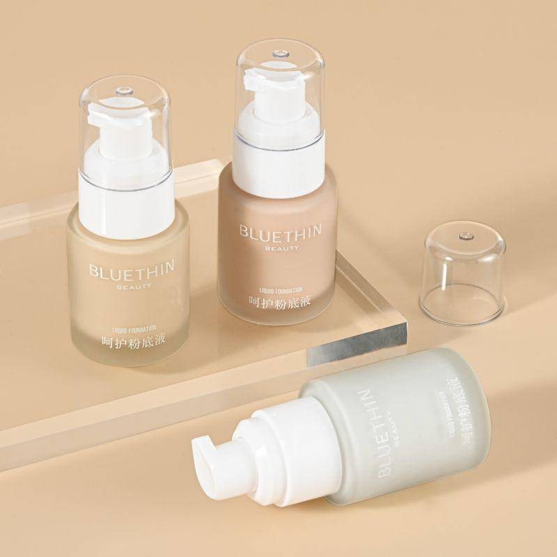 คอนซีลเลอร์รองพื้นชนิดน้ําให้ความชุ่มชื้นแต่งหน้าติดทนนานสีขาวฟรีเบาะลมแยกบีบีครีม goth gothic แต่งหน้าฮาโลวีน