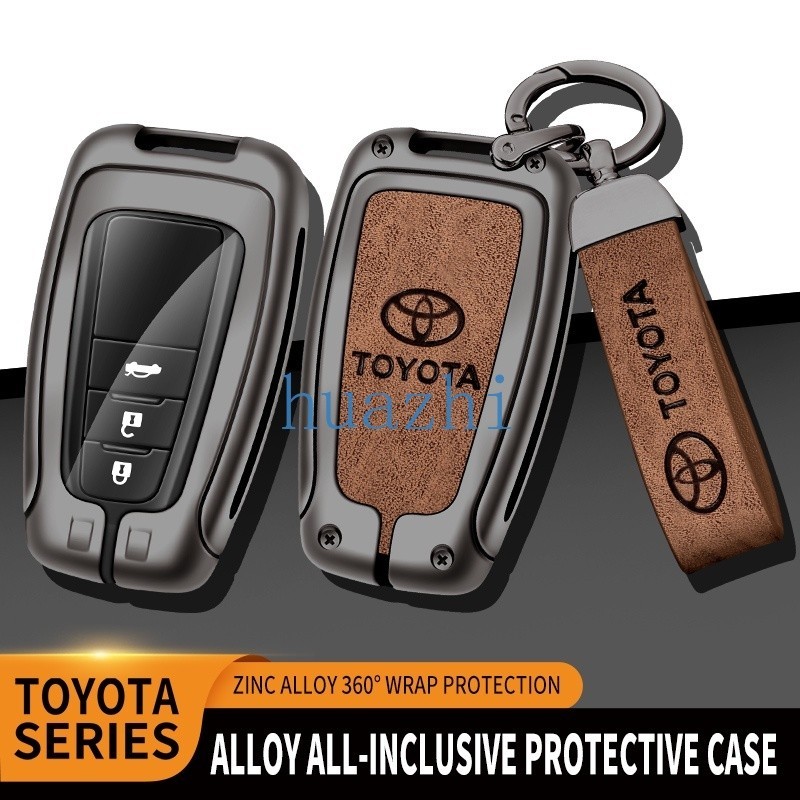 เคสกุญแจรถยนต์ หนังอัลลอย สําหรับ Toyota Altis Camry Corolla Cross