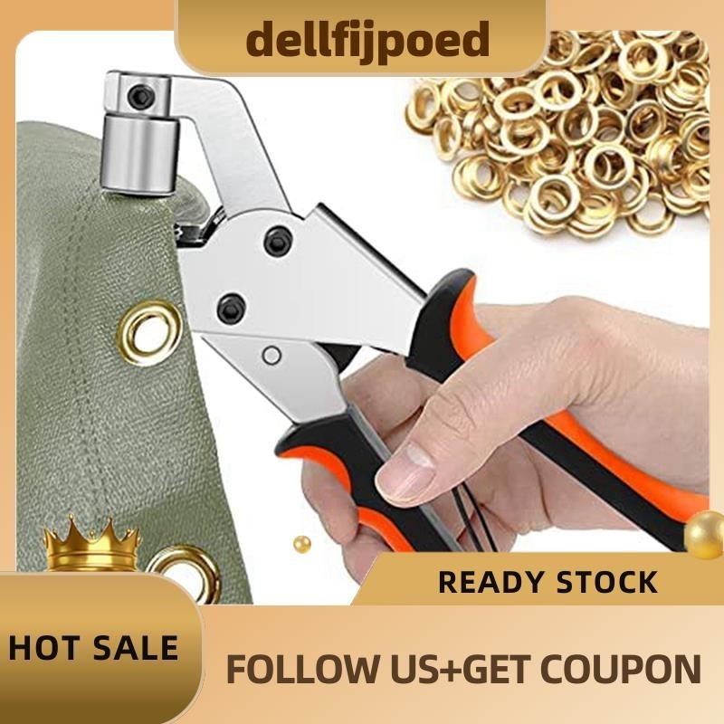【dellfijpoed】ชุดคีมตาไก่ 10 มม. พร้อมตาไก่ 300 ชิ้น (เส้นผ่านศูนย์กลาง 10 มม.) สําหรับเครื่องหนัง และผ้า