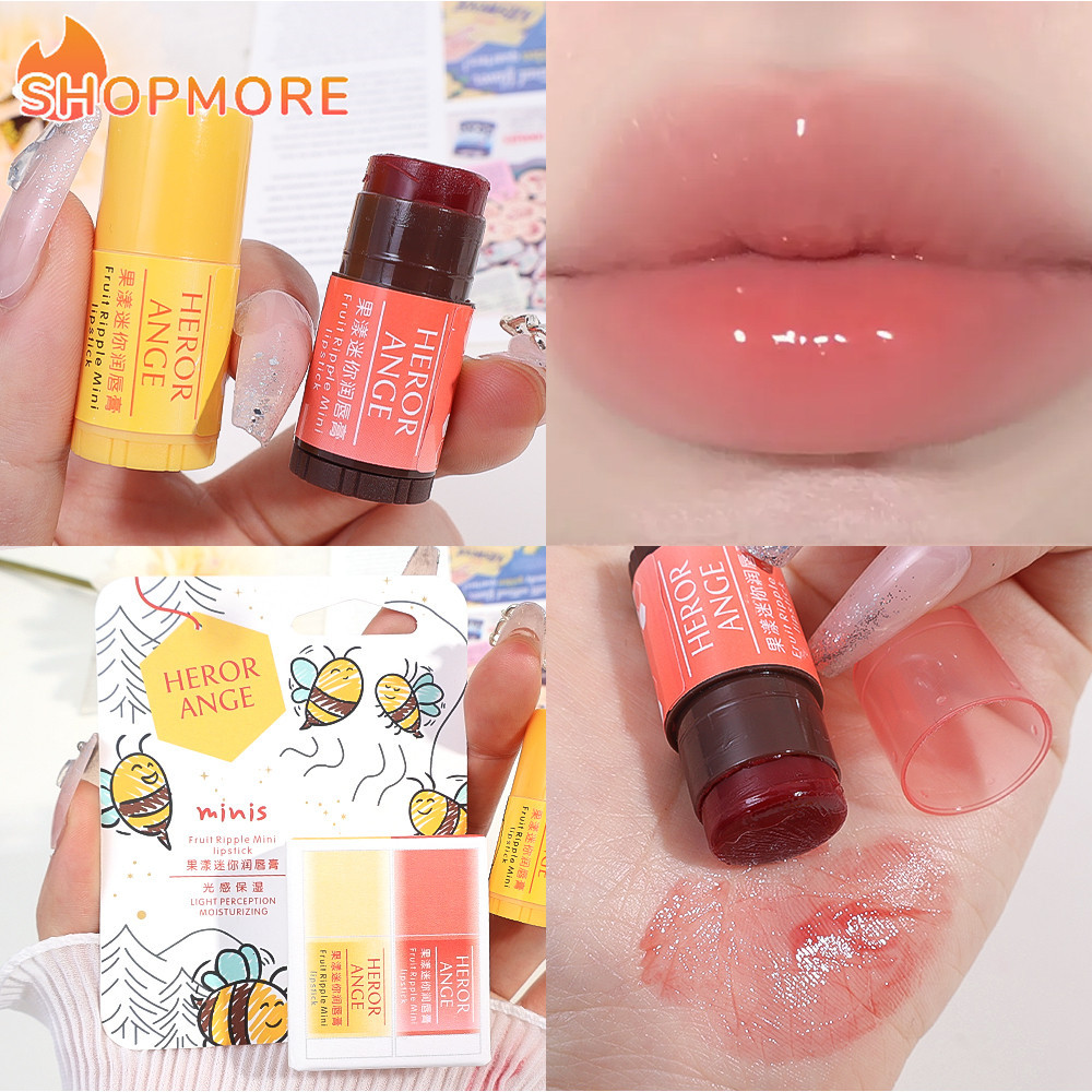 Deep Nourishing Smooth Lipstick Long-lasting Smuding Color Changing Lip Balm Female Fruit Lip Gloss