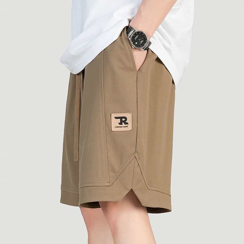 M-5XL กางเกงขาสั้นแฟชั่นผู้ชาย ฤดูร้อนหลวมพลัสขนาดลำลอง กางเกงขาสั้นผู้ชาย