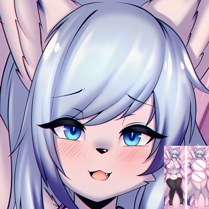 Original Fluffy Orcus Furry Lilymari อะนิเมะ Dakimakura ปลอกหมอนกอด Body Home ผ ้ าปูที ่ นอนหมอนสอง