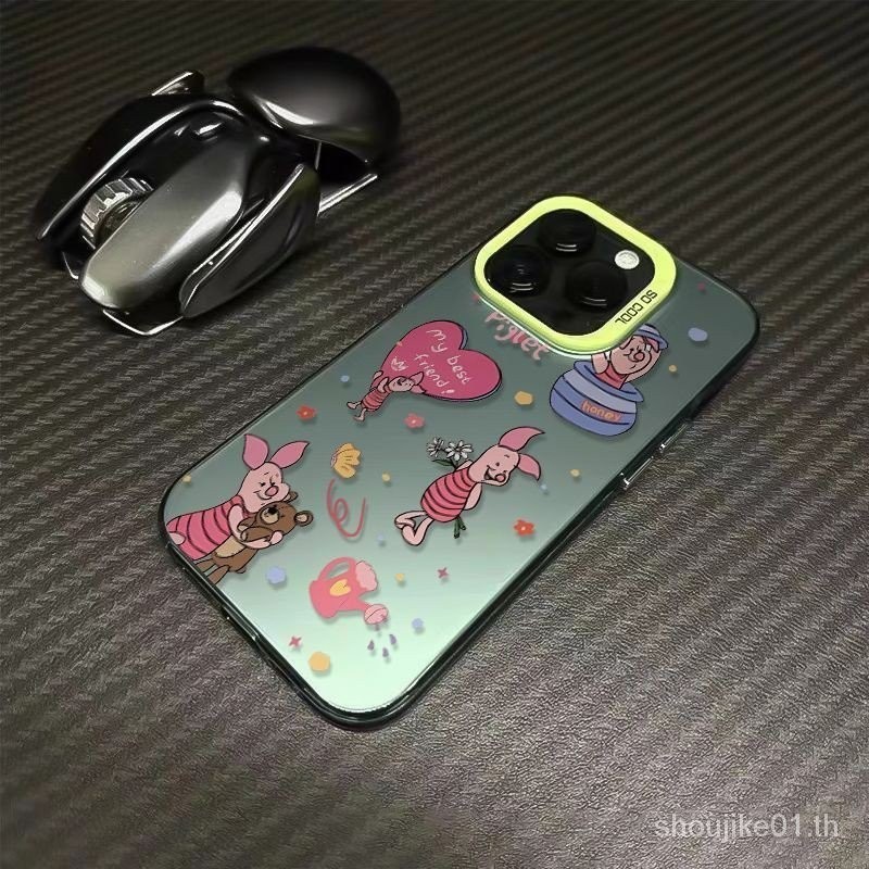 Pink Piglet Piggy Vitality Case เหมาะสําหรับ Apple 15/14/13 เคสโทรศัพท ์ iPhone12/11Promax7/8plus 08